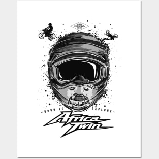 Africa Twin Posters and Art